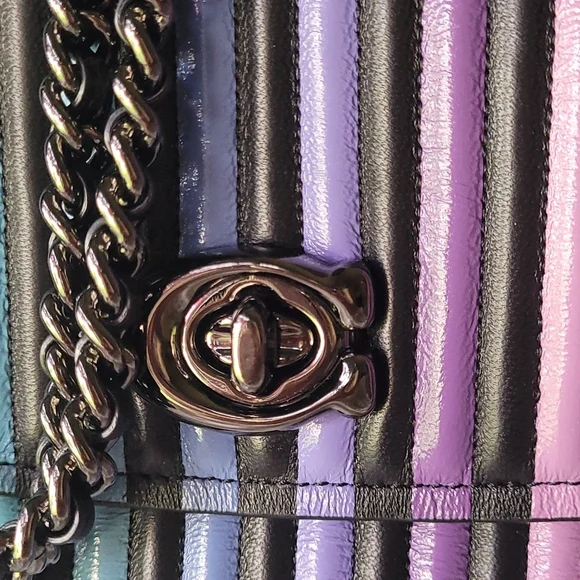 NWOT Coach  ▪︎ Limited Edition ▪︎ Rainbow Parker w Ombre Quilting ▪︎ Never Worn - Picture 9 of 16